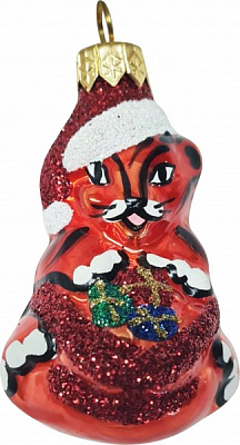 Ялинкова іграшка Полімер Полімер Тигрик 9 см