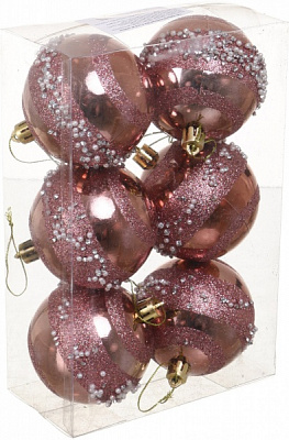 Набор елочных шаров Комплект № 9 d 60 мм 6 шт./уп.