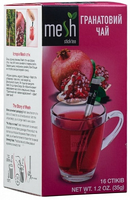 Чай MESH гранатовый 16 шт. 33,6 г 