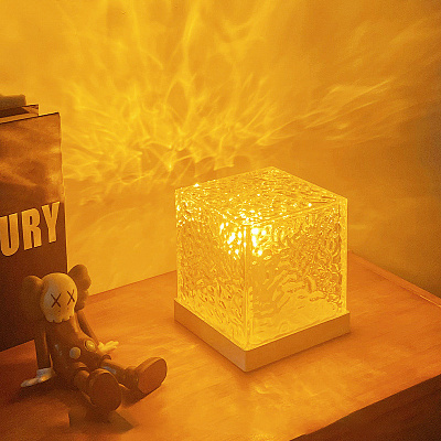 Настольная лампа Sensio КУБ 1x1 Вт прозрачный LP-237042