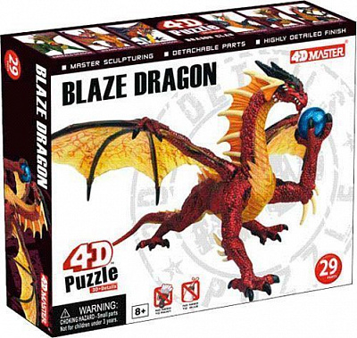 Пазл об’ємний 4D Master дракон Величний 26840