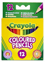 Карандаши цветные 12 шт./уп. короткие Crayola