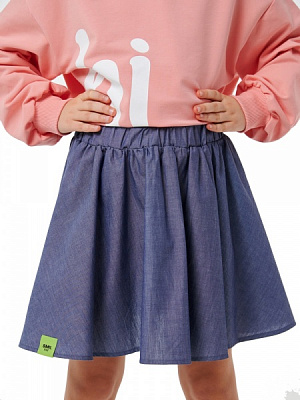 Юбка для девочек Smil Джинс р.134 синий 120343 