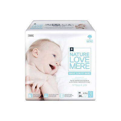 Підгузки Nature Love Mere Magic Slim Fit Band 6-9 кг M 24 шт.