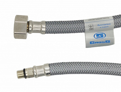 Шланг для воды Gross Neylon М10x1/2 0,8 м. короткая