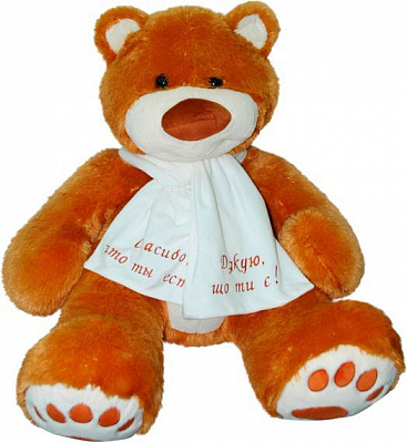 М'яка іграшка Тигрес Ведмедик Мемедик (бурий) 30 см