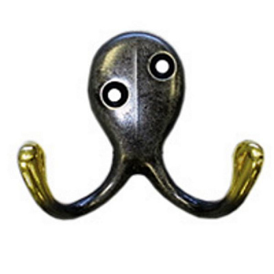 Крючок мебельный  Larvij LK0202AB античная латунь