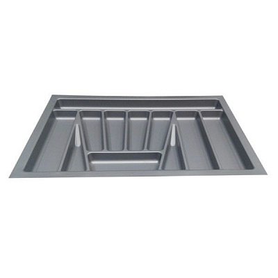 Лоток для столових приборів 710х470 мм сірий