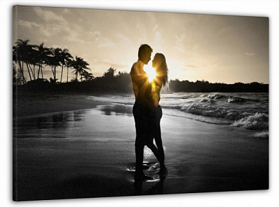 Картина на холсте Влюбленные 60x100 см Dekor-Karpaty ЕО251 