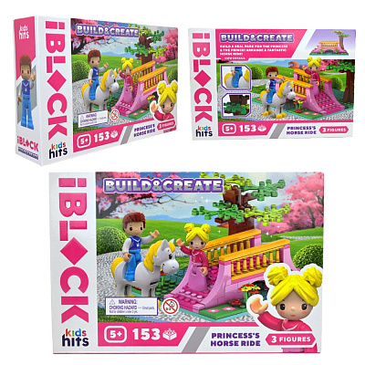 Конструктор Shantou Kids hits IBLOCK JUNIOR 153 дет. KH08/007/4