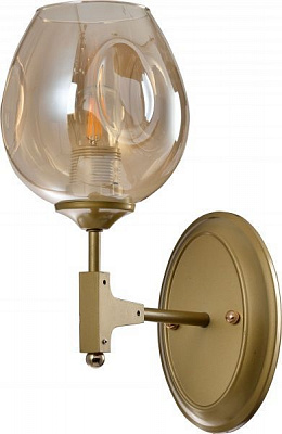 Бра Accento lighting Molecule 1x60 Вт E27 антична латунь