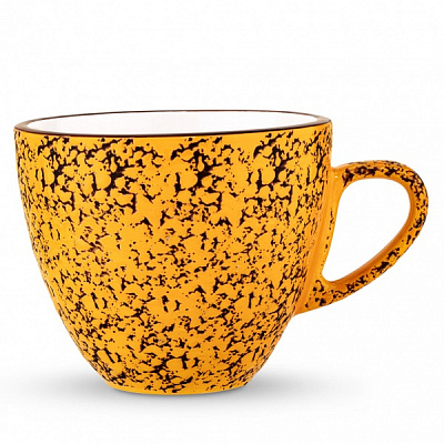 Чашка для капучино Splash Yellow 190 мл WL-667435/A Wilmax