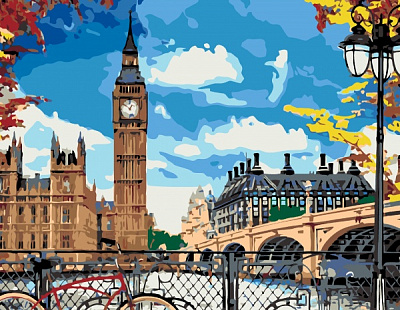 Картина за номерами Big Ben 35x45 см Rosa Start