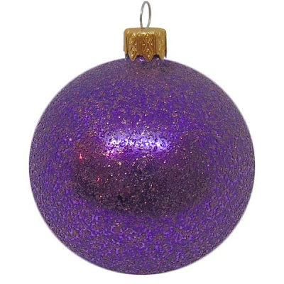Шар новогодний d80 АХ17 2613 сиреневый