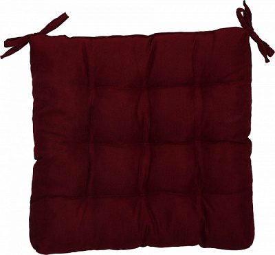 Подушка на стул Bona вишневый 40х40 см La Nuit