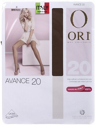 Колготки женские ORI Avance 20 Den Bronzo р. 3 коричневый 1 шт. 