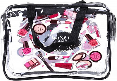 Сумка-косметичка Сosmetics 32х22х10 см прозорий XG057