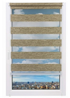 Ролета день-ніч Delfa Натур 57x160 см лате