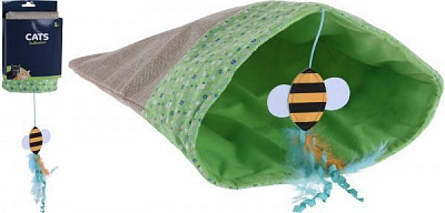 Мешок для котов с игрушкой 37х32 см