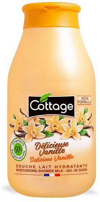 Гель Cottage молочко для душу Ваніль 250 мл