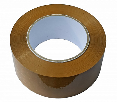 Стрічка самоклейка коричнева 48 мм 200 м 40 мкм
