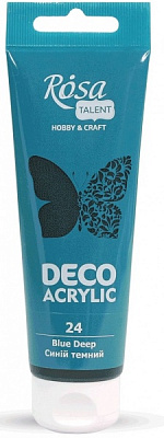 Акрил для декора Синий темный 75 мл Rosa Talent