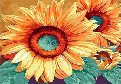 Набір для творчості зі стразами на підрамнику Діти сонця 40x50 см 189083 Діамантові ручки