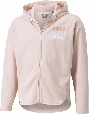Джемпер Puma Alpha Full-Zip Jacket TR G 58923836 р. 164 персиковый
