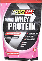 Протеин POWER PRO Whey Protein Клубника 1 кг 