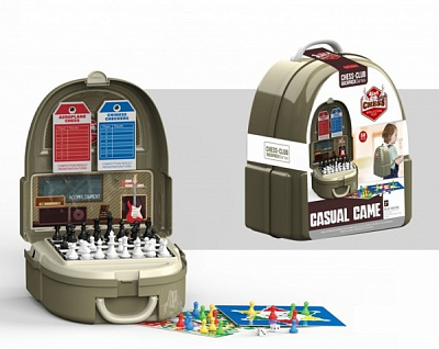 Игра настольная Metr+ Шахматы 7F707 (шашки, шахматы, фишки)