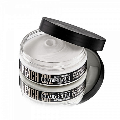 Крем для тіла Mr.SCRUBBER зволожувальний з олією персикових кісточок Body Couture Peach Oil 150 мл