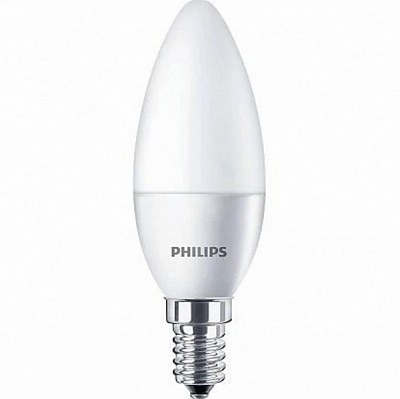 Лампа світлодіодна Philips EcoHome 6 Вт B35 матова E14 220 В 4000 К 929002273737
