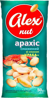Арахис ТМ Alex со вкусом краба 50 г