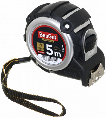 Рулетка BauGut автолок с магнитами 5G74X 5 м x 19 мм