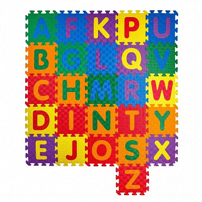 Коврик-пазл Lanor Алфавит EVA 30х30х1,2см 26 шт.