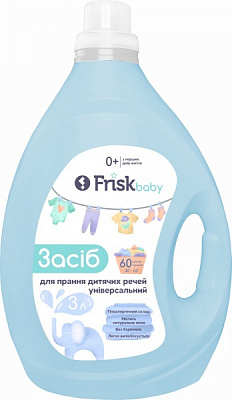 Гель для машинной и ручной стирки Frisk Baby 3 л 