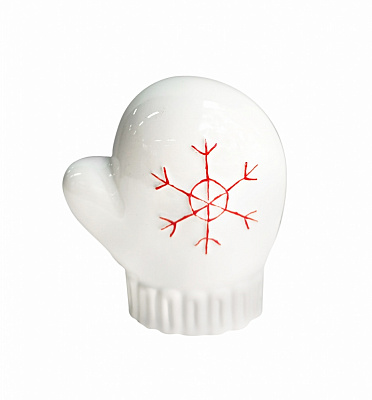 Декор Eterna 1422-10 рукавичка 9х10х9 см білий