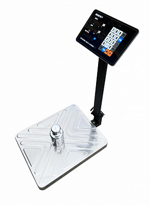 Весы товарные VAGAR VB-P (60/150 кг, ин. LED, д.20/50, пл. 420х520 мм) new