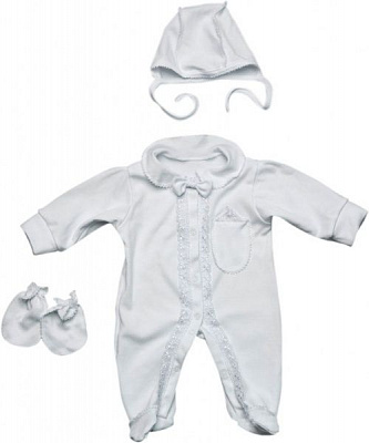 Комплект одежды на выписку для мальчиков Модний Карапуз р.50-56 03-00628-0 