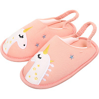 Тапочки детские Luna Kids Единорог, на резинке р.27 розовый