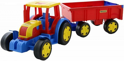 Трактор Wader Гигант с прицепом 66100