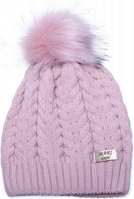 Шапка Mari-Knit 0852 р.52-54 светлая пудра 