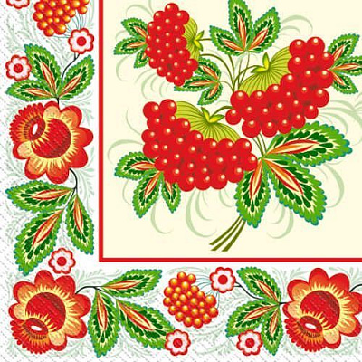 Салфетки столовые Tissueclub традиционные 33х33 см цветные 20 шт.