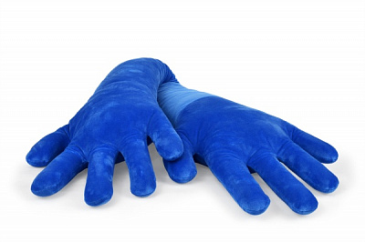 Подушка декоративна Руки обіймашки 30x172 см синій WP Merchandise