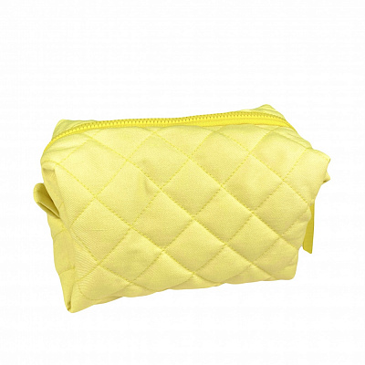 Косметичка стьобана (бенгалін) K-bngl-yellow