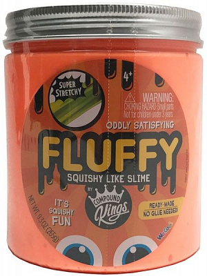 Слиз-лизун Compound Kings Slime Fluffy помаранчевий 110272-3