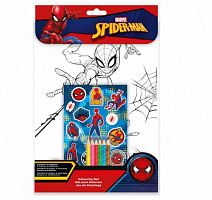 Раскраска «Kids Licence SPIDERMAN с наклейками и карандашами»