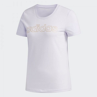 Футболка Adidas W E BRANDED T FL9290 M фиолетовый