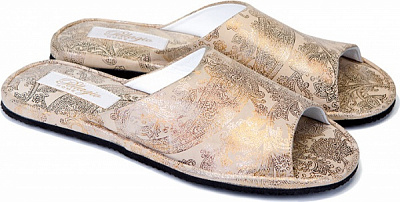 Капці домашні PELLAGIO 564/5103-9 р.39 бежевий із малюнком