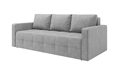 Диван прямой SOFYNO МАРТИН Alaska 23 серый 2220x1050x820 мм